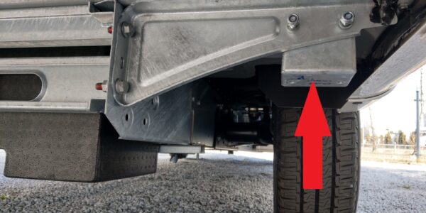 Wspornik do mocowania podpory stabilizującej