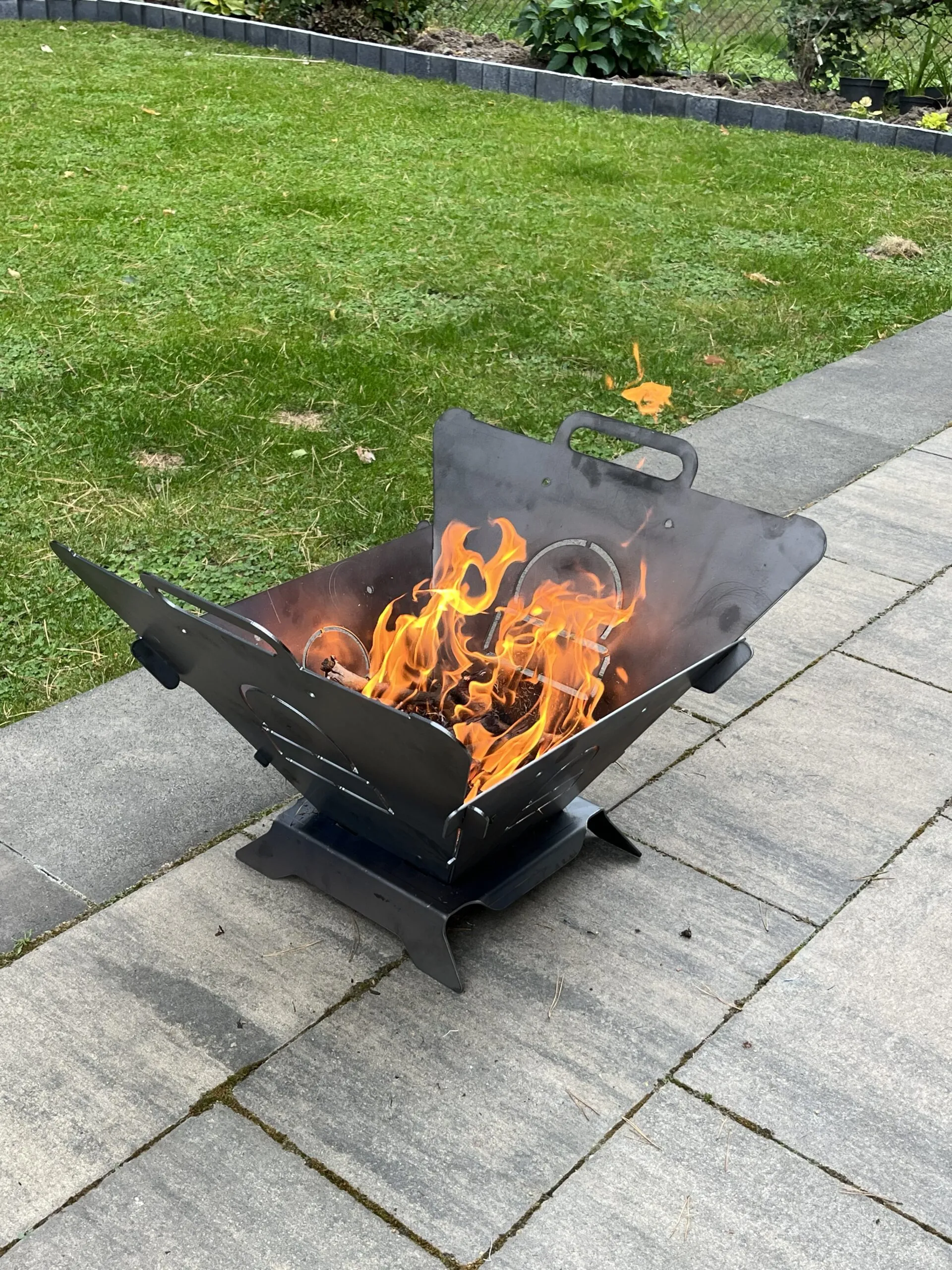 MasterBBQ #1 - składane palenisko ogrodowe z rusztem - grill i ognisko 2w1 - obrazek 7