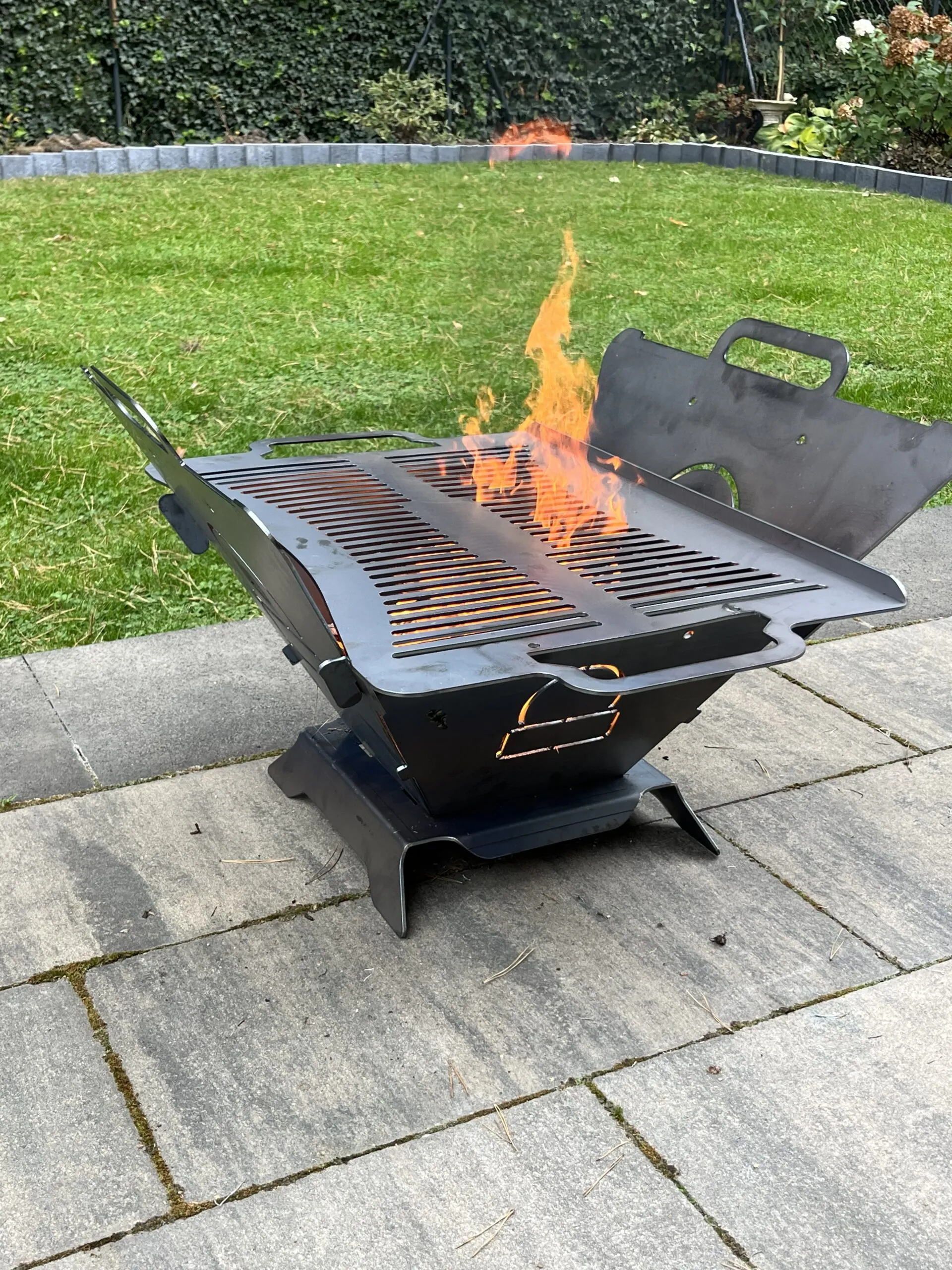 MasterBBQ #1 - składane palenisko ogrodowe z rusztem - grill i ognisko 2w1 - obrazek 9