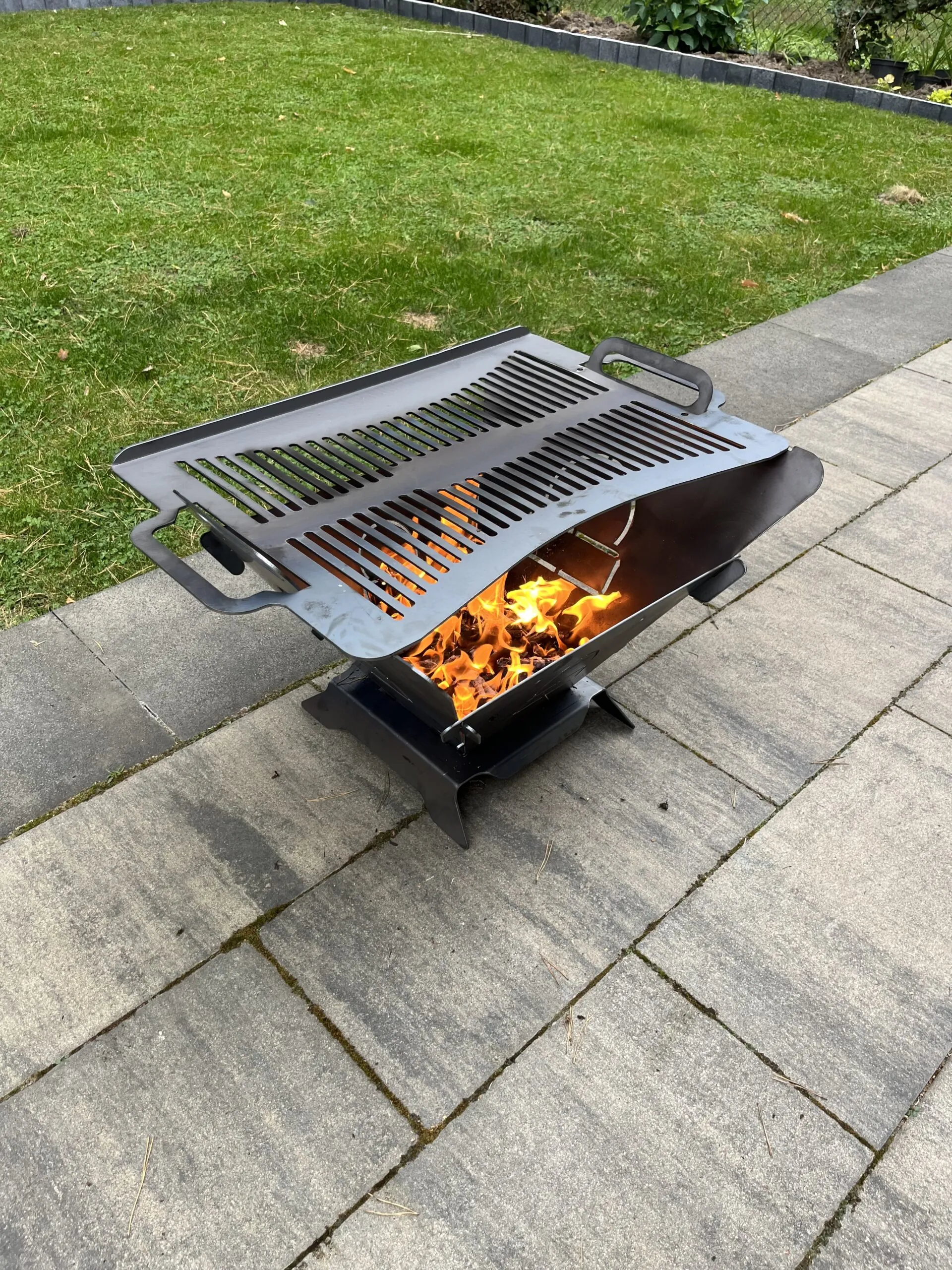 MasterBBQ #1 - składane palenisko ogrodowe z rusztem - grill i ognisko 2w1 - obrazek 11