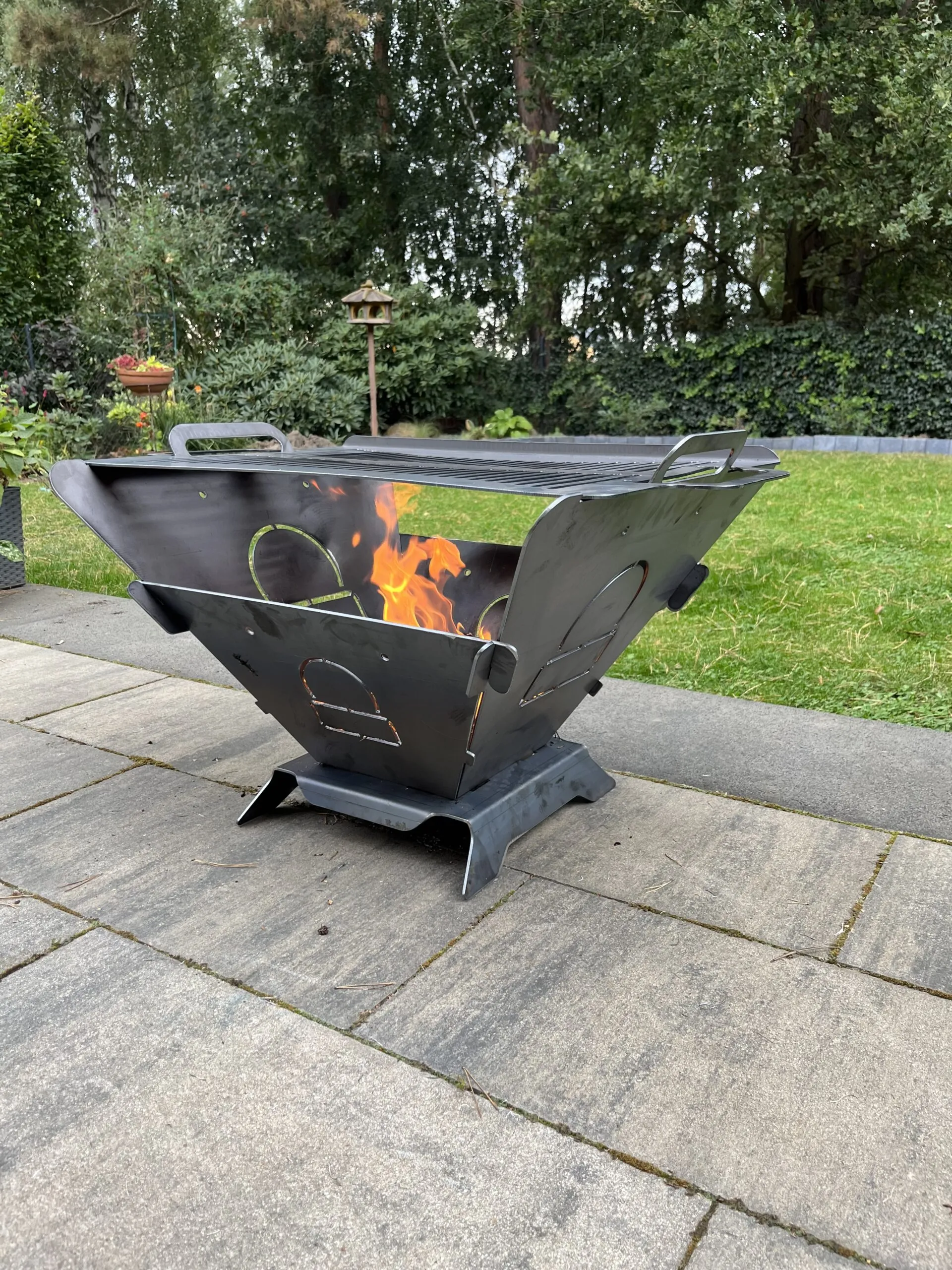 MasterBBQ #1 - składane palenisko ogrodowe z rusztem - grill i ognisko 2w1 - obrazek 13